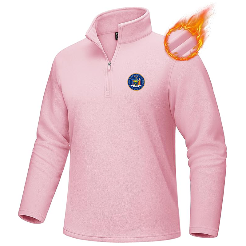 Men's New York  MAGCOMSEN Quarter-Zip Pullover Polar Fleece Sweatshirt Stand Collar Long Sleeve Shirt for Men Thermal Winter Fall