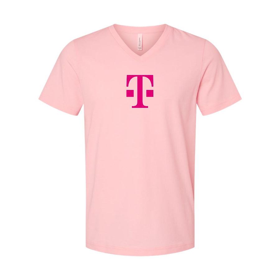 Men's T-Mobile BELLA  CANVAS  Jersey V-Neck Tee