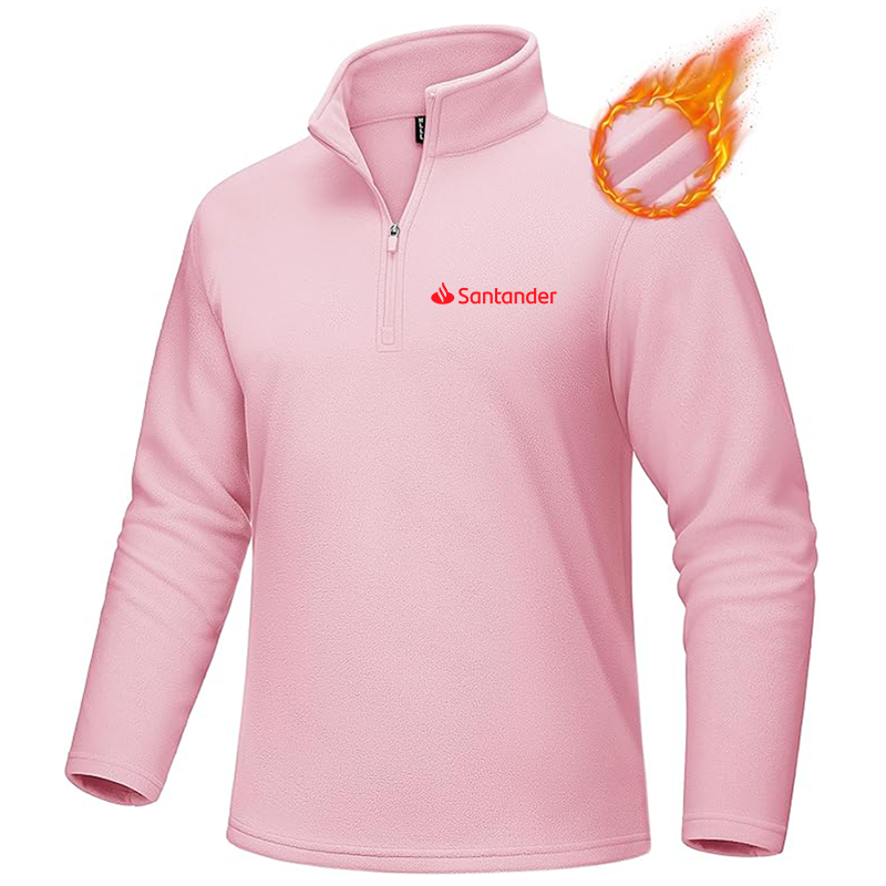 Men's Santander  MAGCOMSEN Quarter-Zip Pullover Polar Fleece Sweatshirt Stand Collar Long Sleeve Shirt for Men Thermal Winter Fall