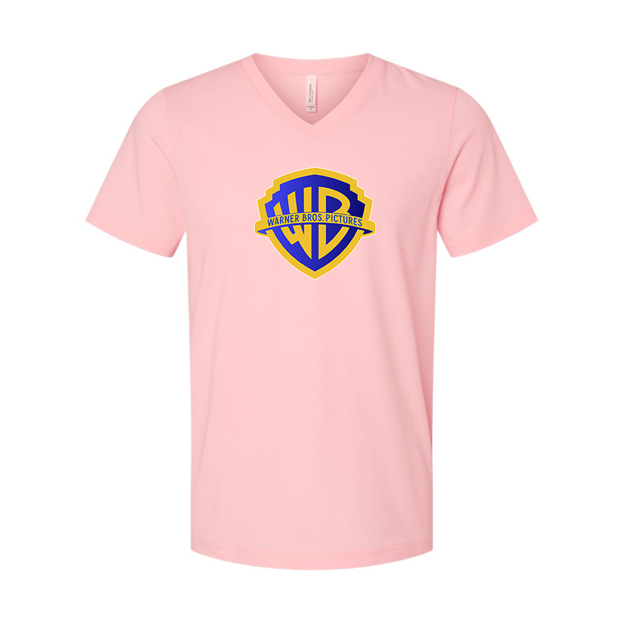Men's Warner Bros BELLA  CANVAS  Jersey V-Neck Tee