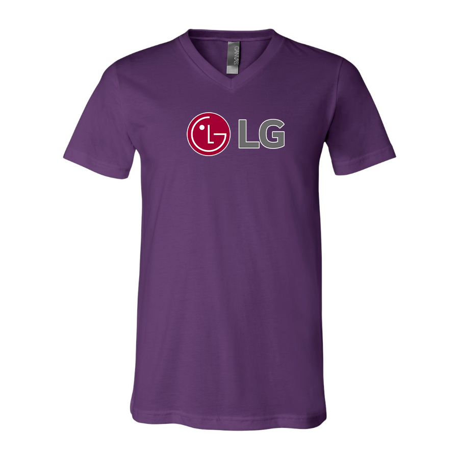 Men's LG BELLA  CANVAS  Jersey V-Neck Tee