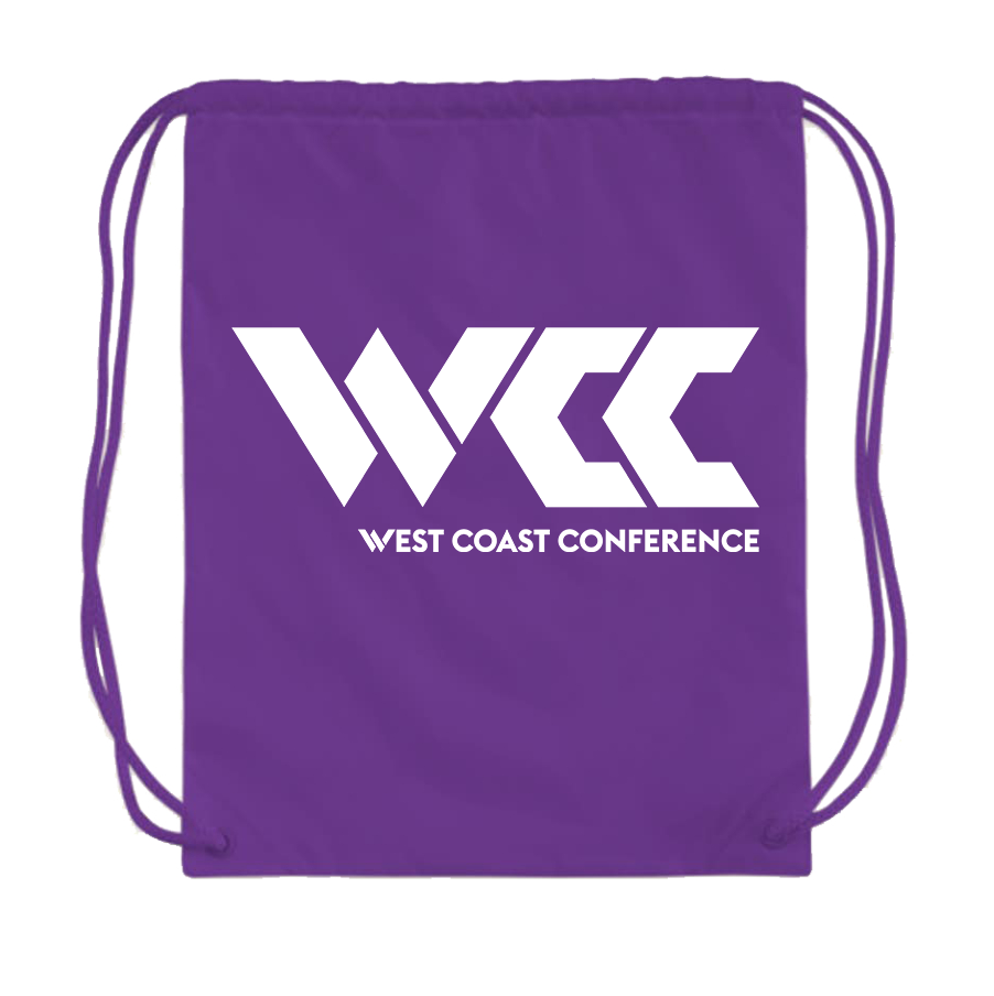 West Coast Conference Drawstring Bag