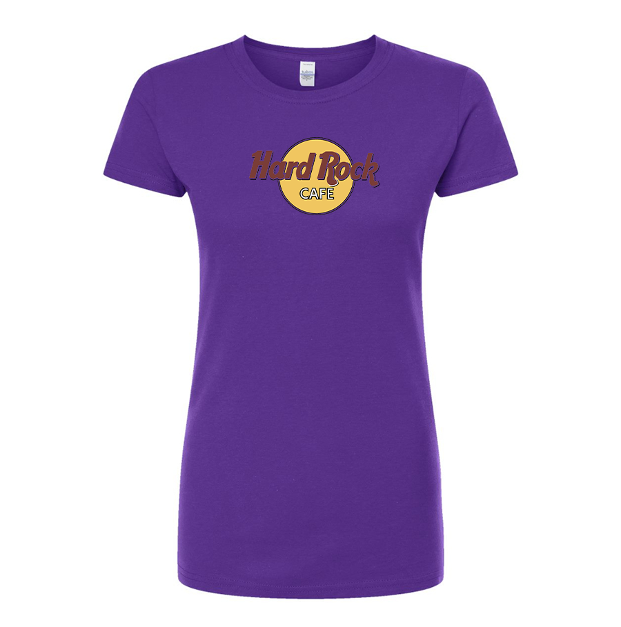 Women's Hard Rock Cafe Round Neck T-Shirt