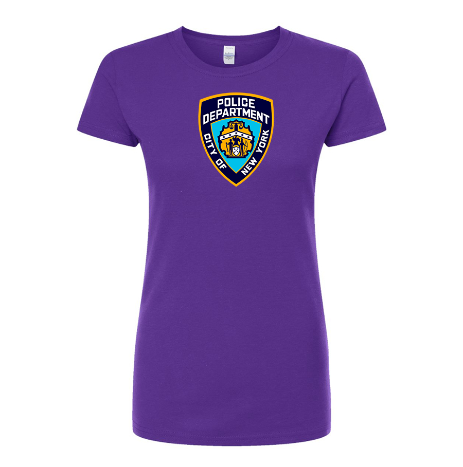 Women's NYPD Round Neck T-Shirt