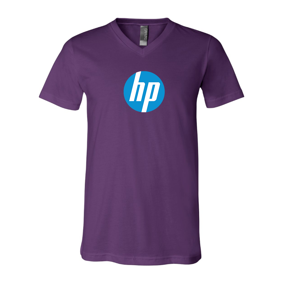 Men's hp BELLA  CANVAS  Jersey V-Neck Tee