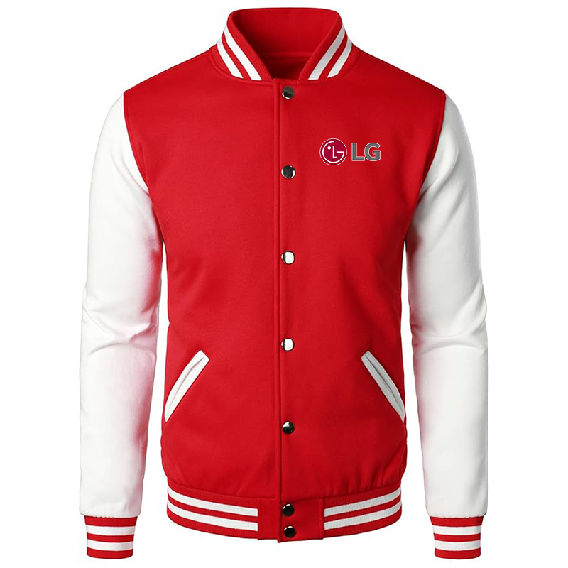 Men's LG Varsity Baseball Jacket Cotton Blend Letterman Jackets