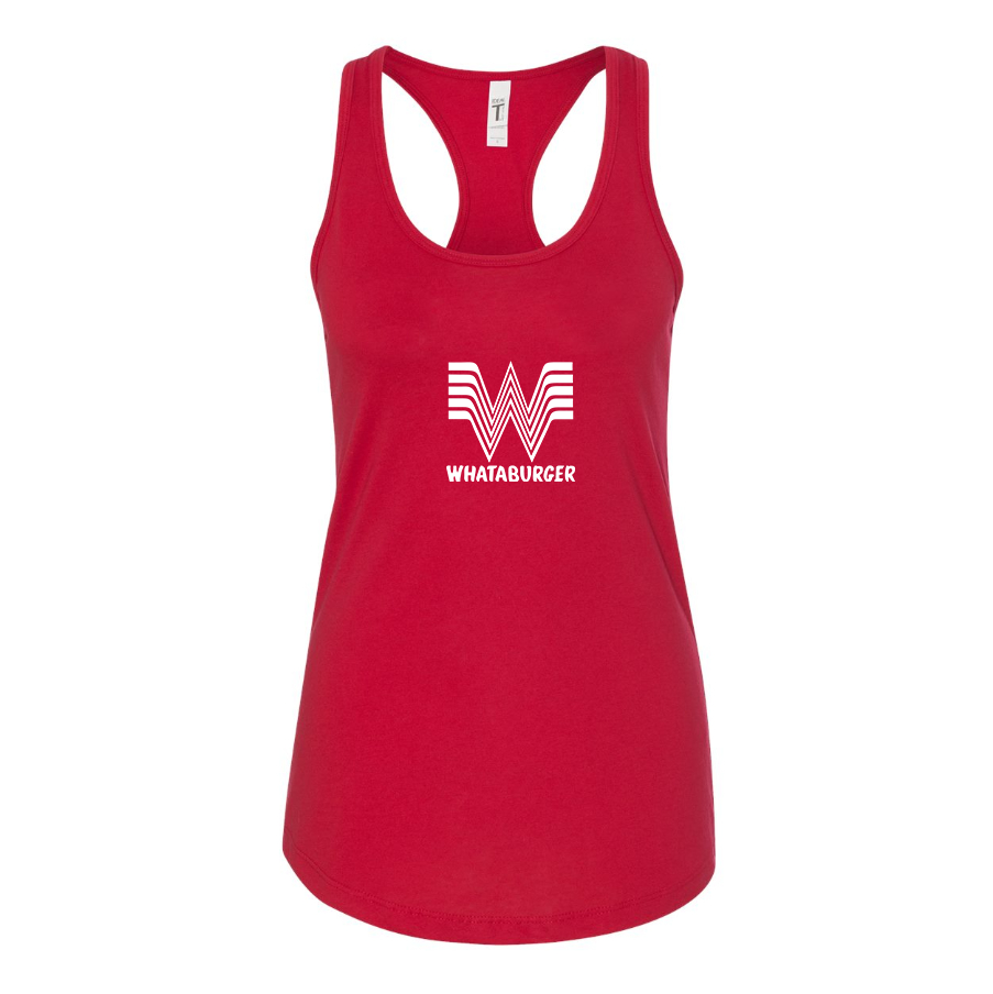 Women's What A Burger Racerback Tank Top