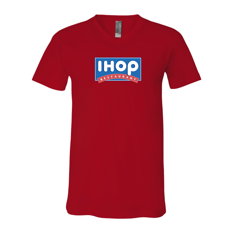 Men's ihop BELLA  CANVAS  Jersey V-Neck Tee