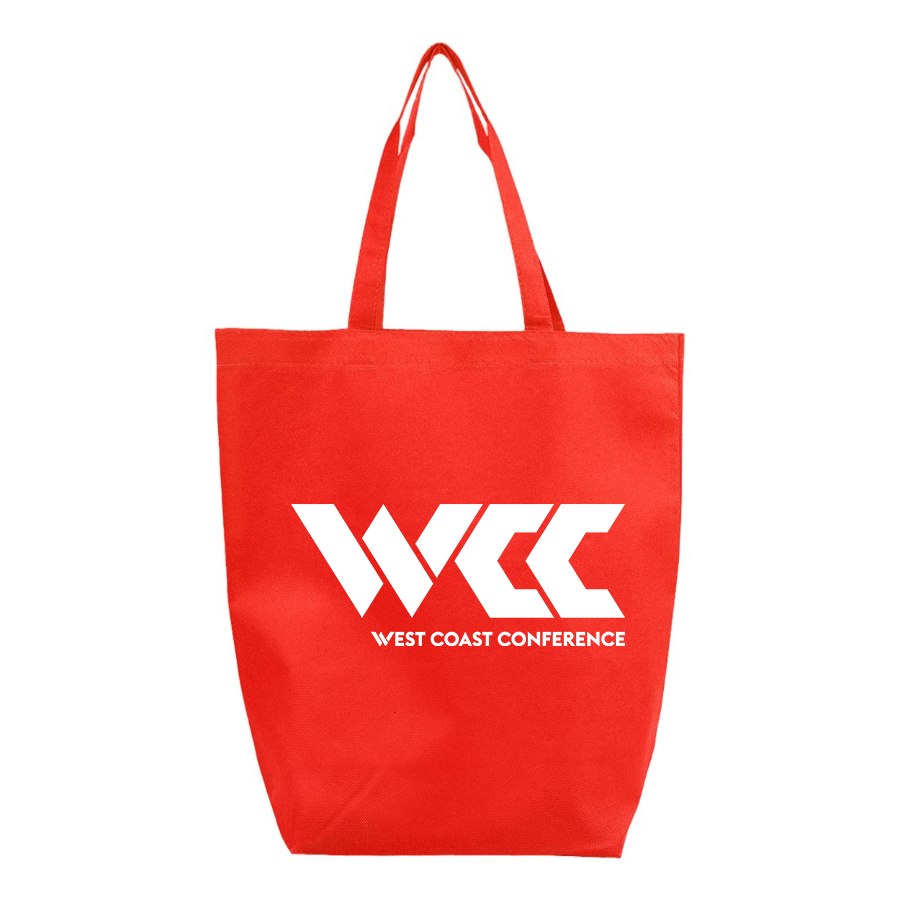West Coast Conference Q-Tees  Non-Woven Gusset Bottom Tote