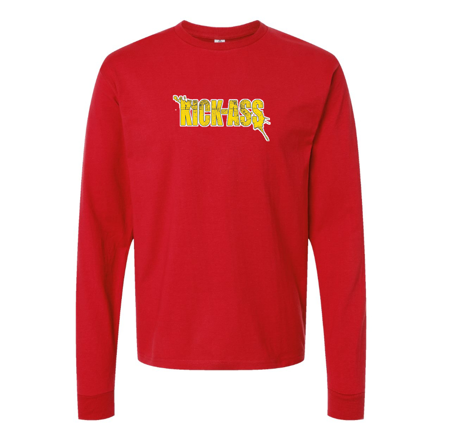 Men's Kick-Ass Cotton Long Sleeve T-Shirt