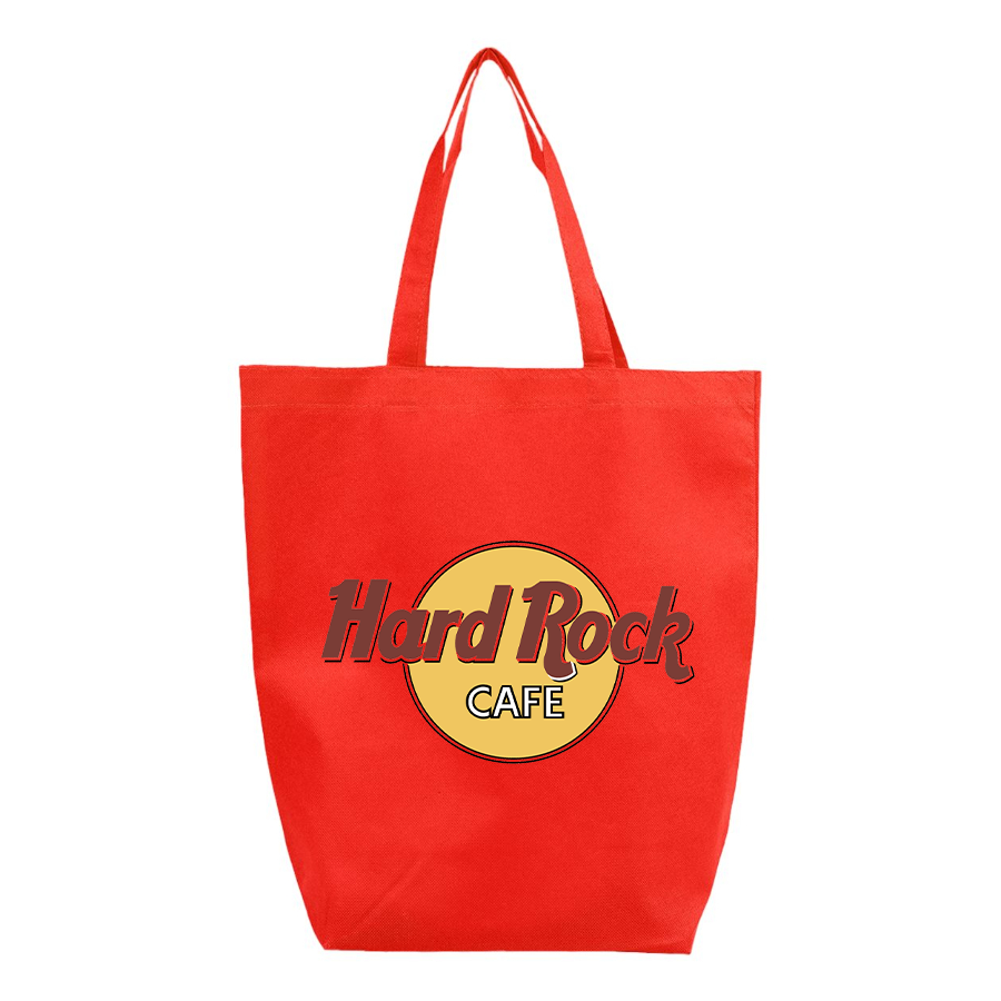 Hard Rock Cafe Q-Tees  Non-Woven Gusset Bottom Tote