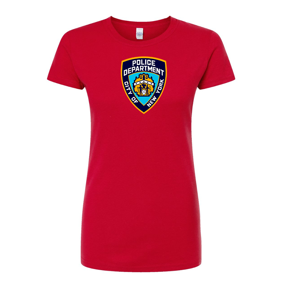 Women's NYPD Round Neck T-Shirt