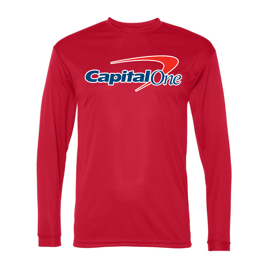 Men's Capital One  Polyester Long Sleeve T-Shirt