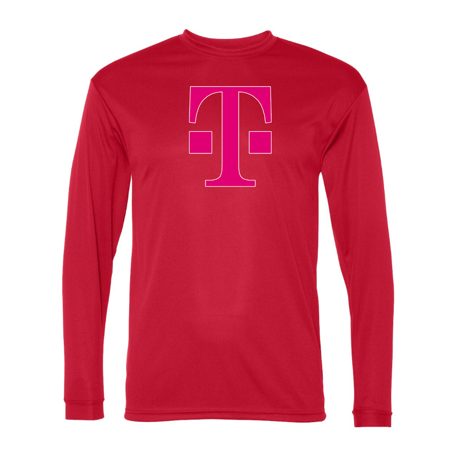 Men's T-Mobile Polyester Long Sleeve T-Shirt