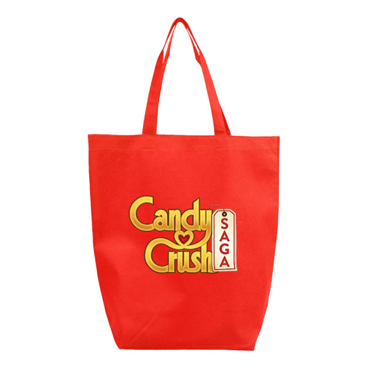 Candy Crush Q-Tees  Non-Woven Gusset Bottom Tote