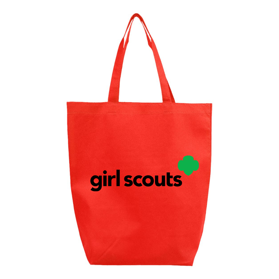 Girl Scouts Q-Tees  Non-Woven Gusset Bottom Tote