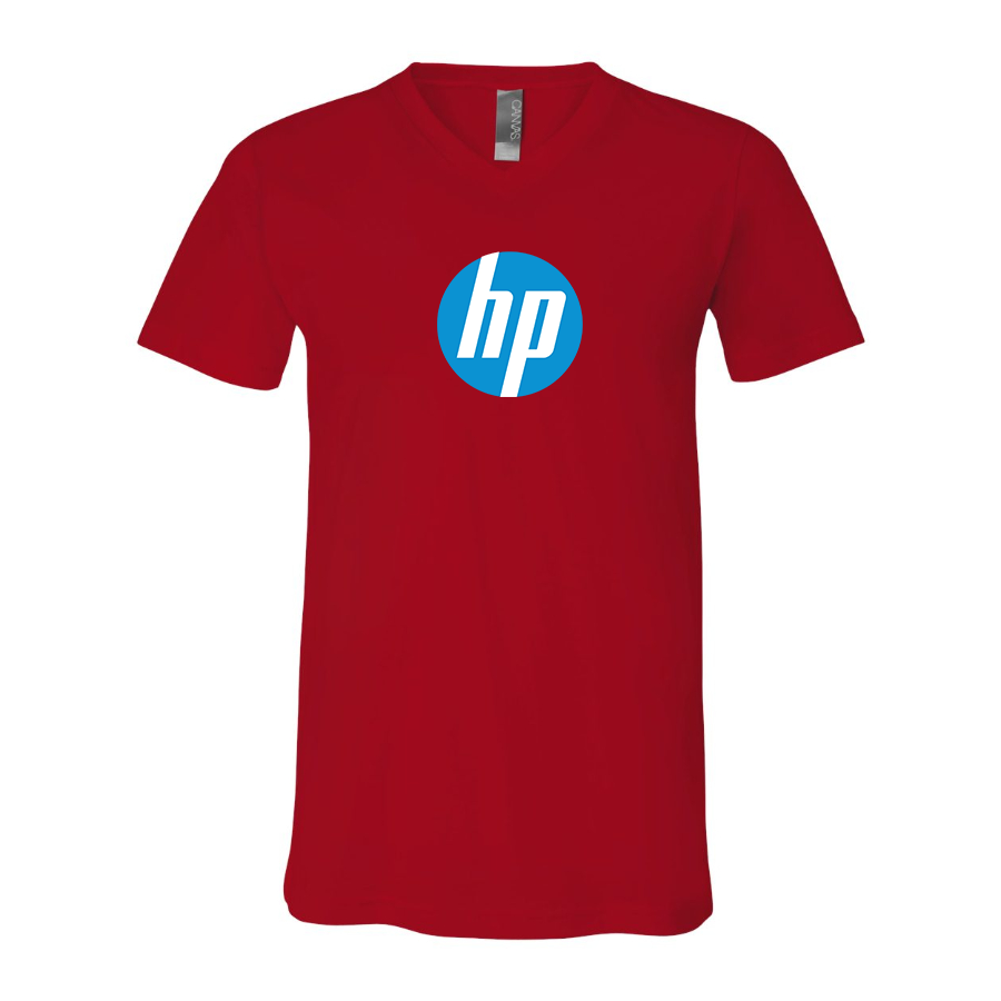 Men's hp BELLA  CANVAS  Jersey V-Neck Tee