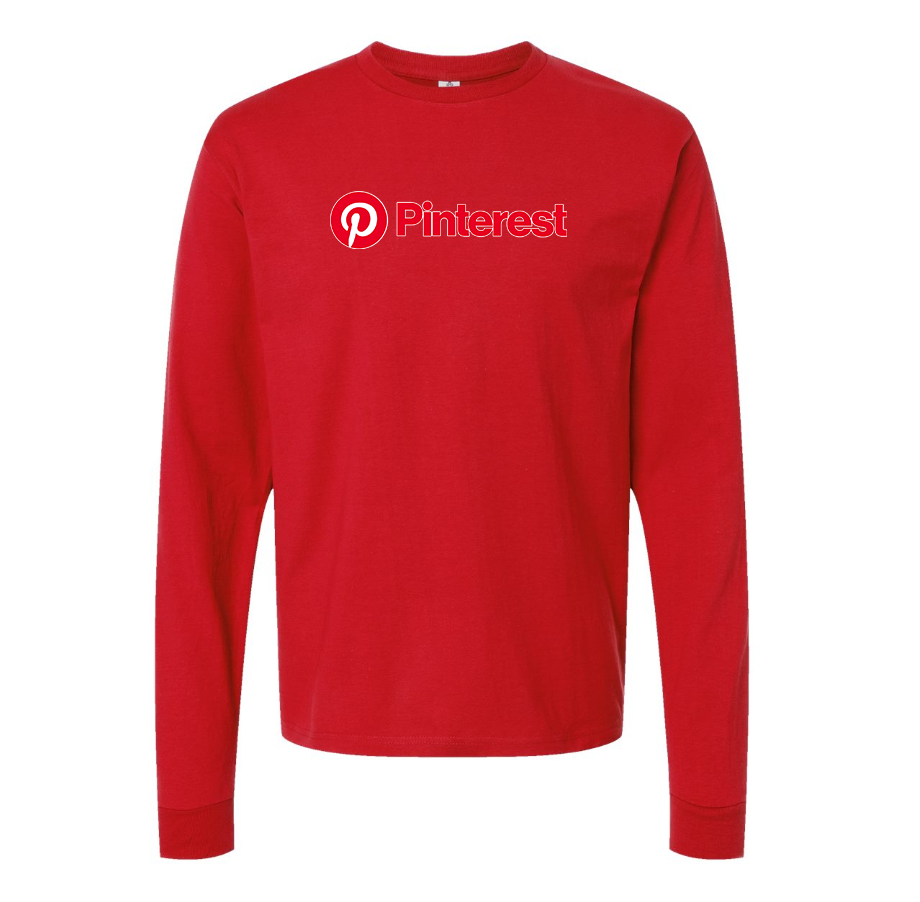 Men's Pinterest Cotton Long Sleeve T-Shirt