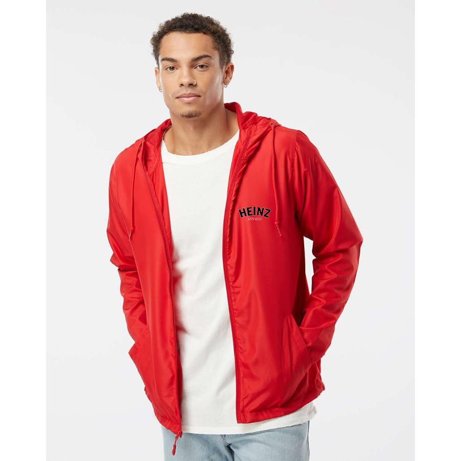 Men's HEINZ Independent Trading Co Lightweight Windbreaker Full-Zip Jacket