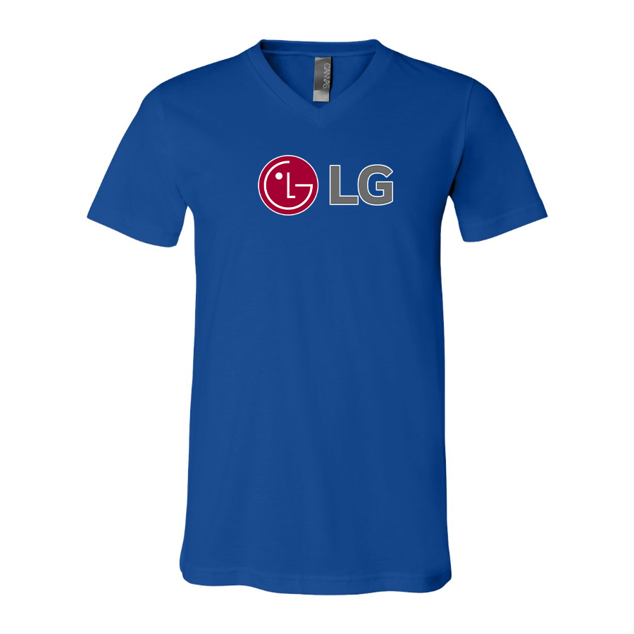 Men's LG BELLA  CANVAS  Jersey V-Neck Tee