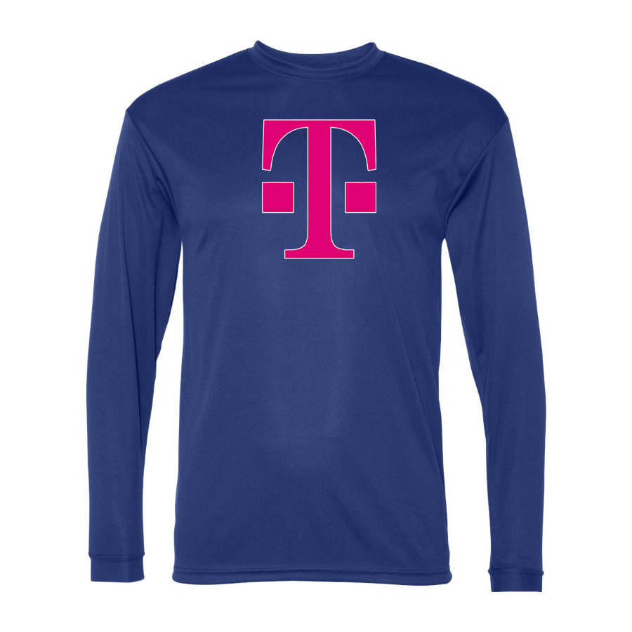 Men's T-Mobile Polyester Long Sleeve T-Shirt