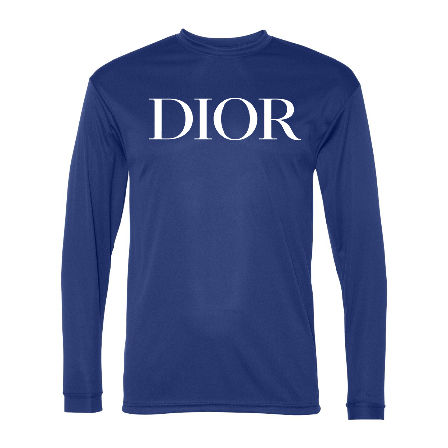 Men's Dior Polyester Long Sleeve T-Shirt
