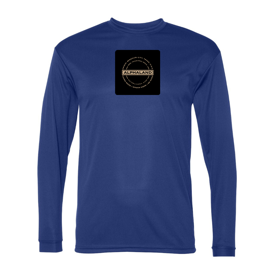 Men's Alphaland Polyester Long Sleeve T-Shirt