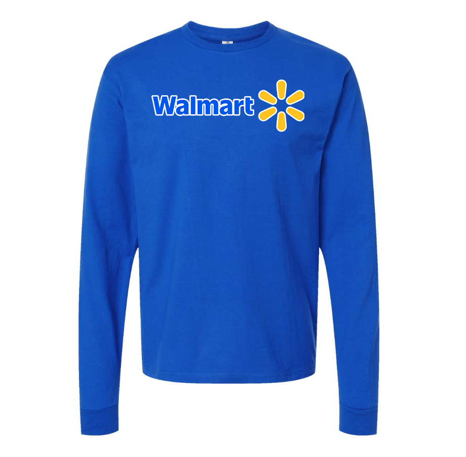 Men's Walmart Cotton Long Sleeve T-Shirt