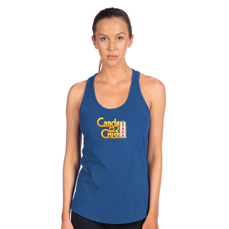 Women's Candy Crush Next Level Ideal Racerback Tank