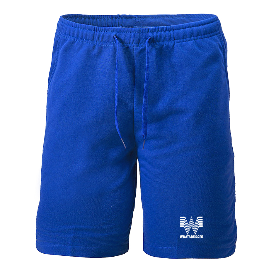 Men's What A Burger  Athletic Fleece Shorts