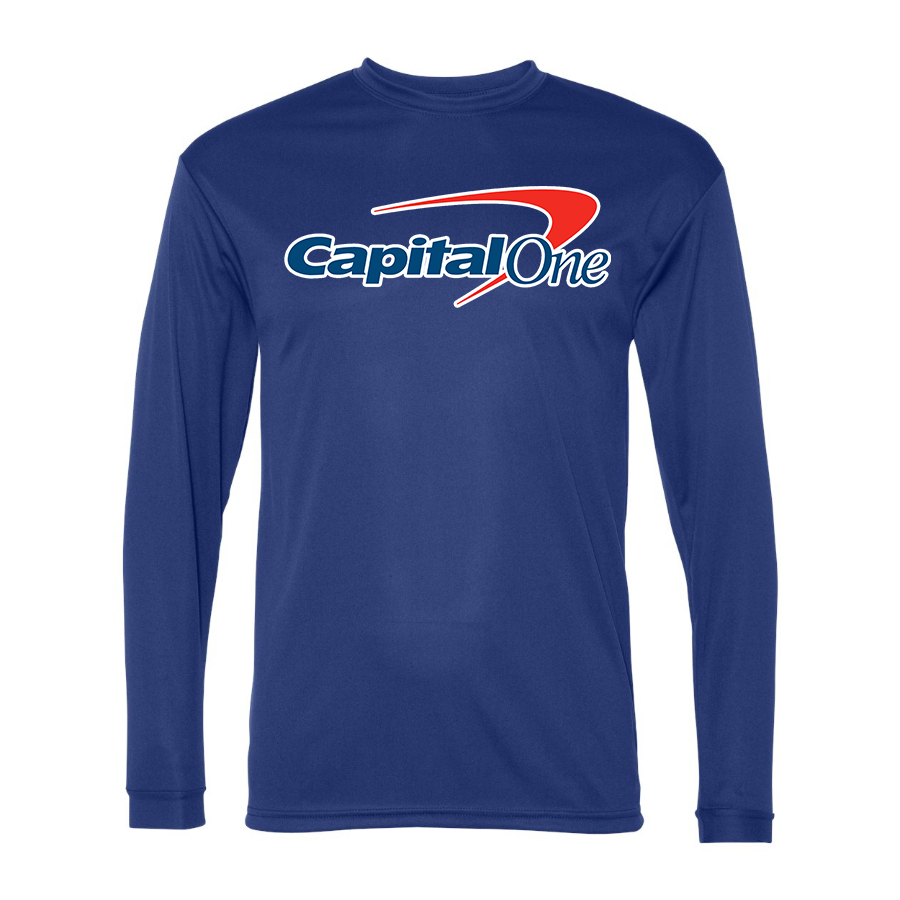 Men's Capital One  Polyester Long Sleeve T-Shirt