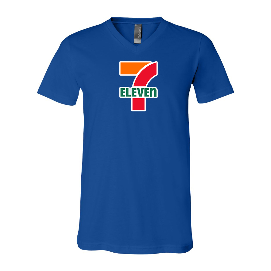 Men's 7-Eleven BELLA  CANVAS  Jersey V-Neck Tee
