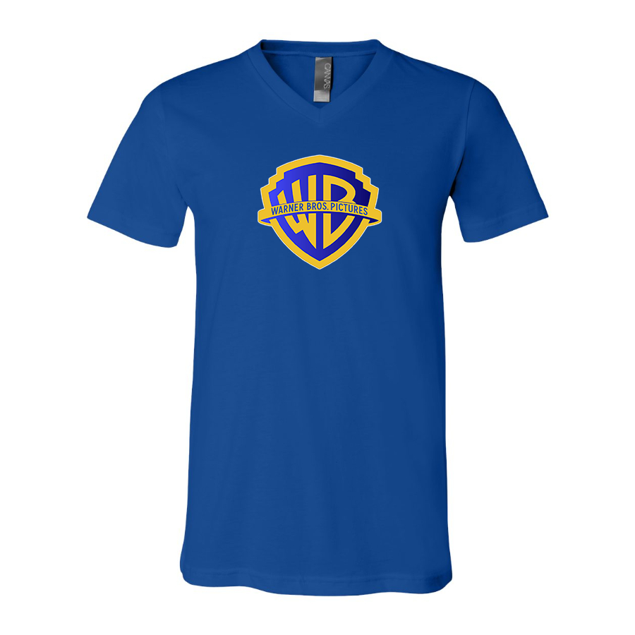 Men's Warner Bros BELLA  CANVAS  Jersey V-Neck Tee