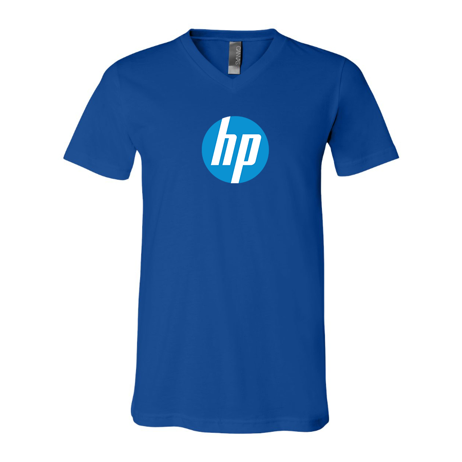 Men's hp BELLA  CANVAS  Jersey V-Neck Tee