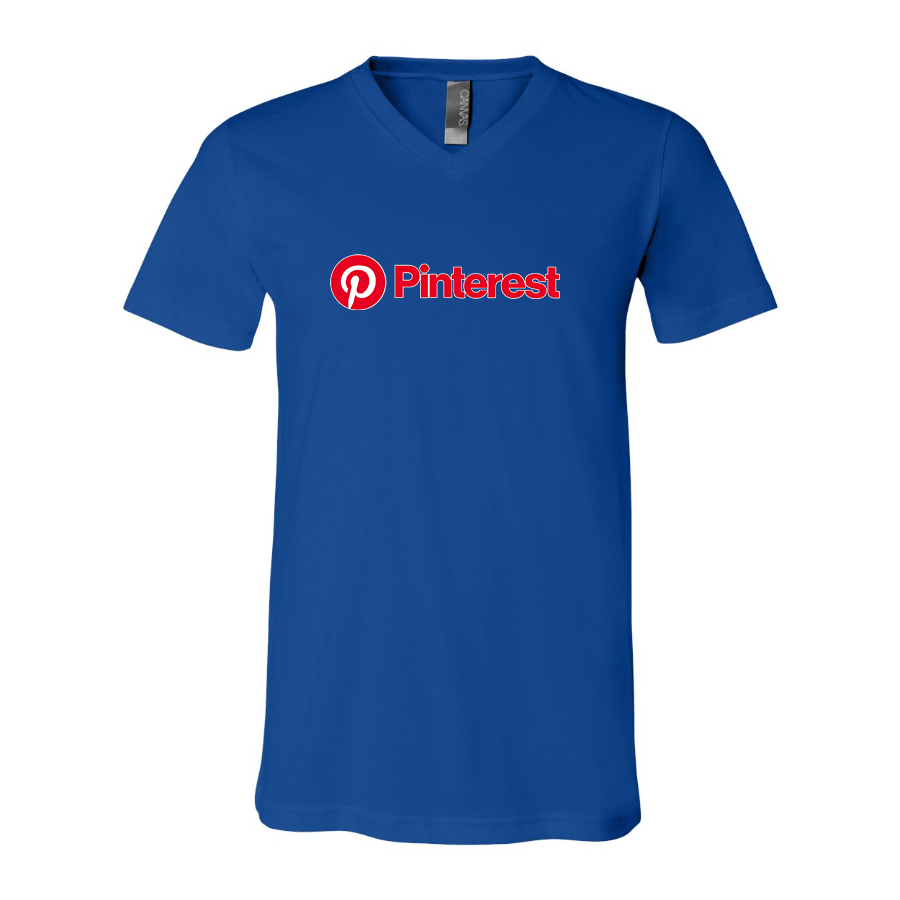 Men's Pinterest BELLA  CANVAS  Jersey V-Neck Tee