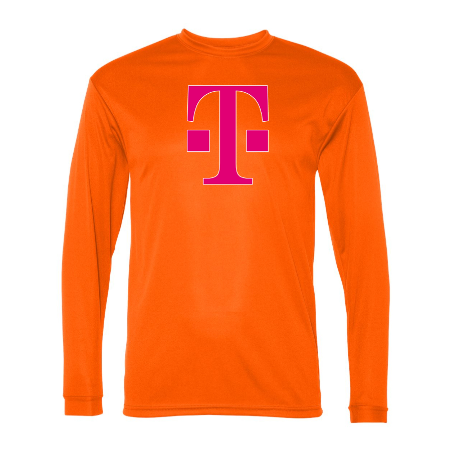 Men's T-Mobile Polyester Long Sleeve T-Shirt