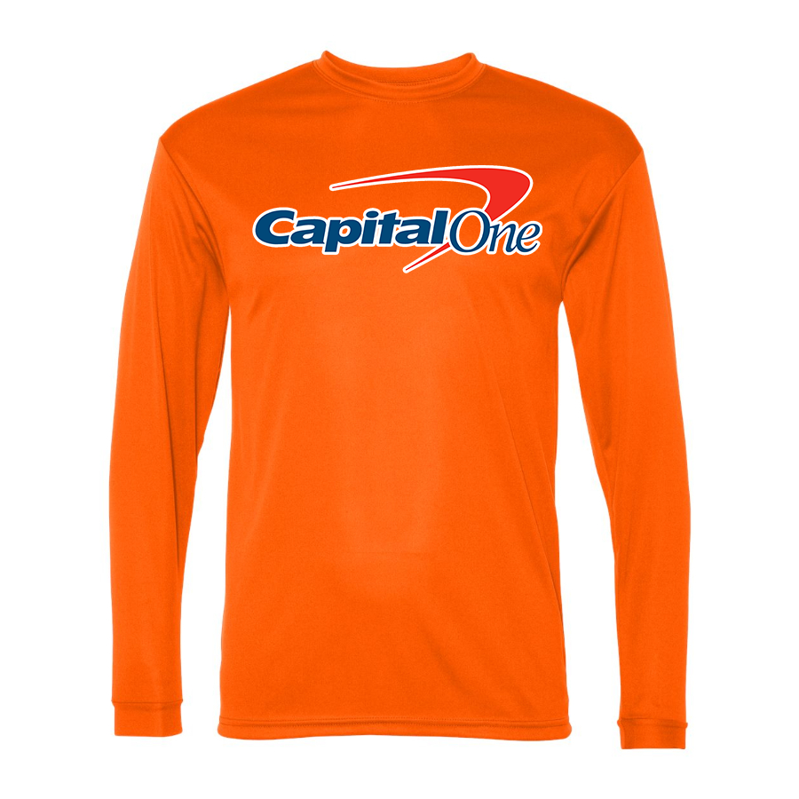 Men's Capital One  Polyester Long Sleeve T-Shirt