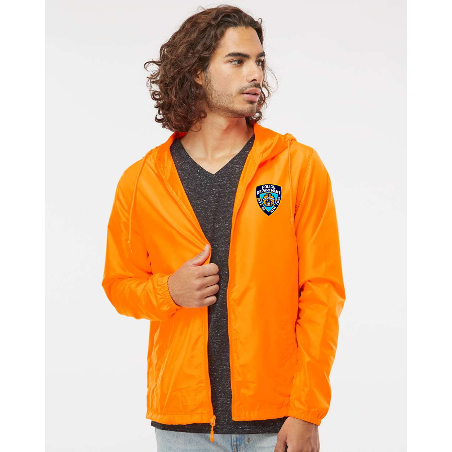 Men's NYPD Independent Trading Co Lightweight Windbreaker Full-Zip Jacket
