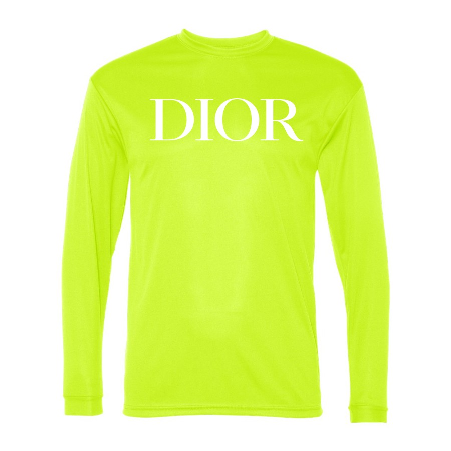 Men's Dior Polyester Long Sleeve T-Shirt