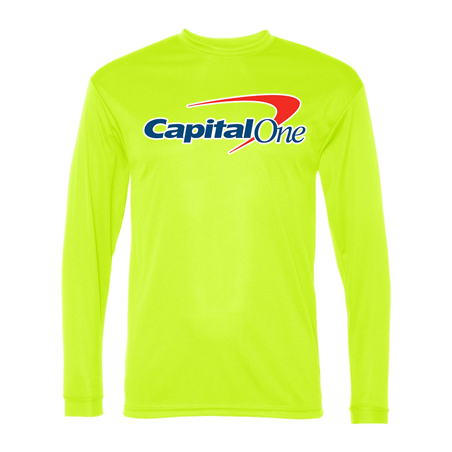 Men's Capital One  Polyester Long Sleeve T-Shirt
