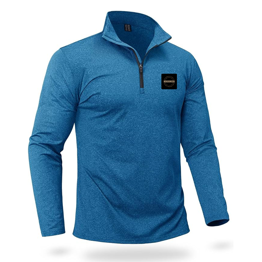 Men's Alphaland Quarter Zip Pullover Premium Fleece Lined Heather Long Sleeve Golf Shirts Midweight 1/4 Half Zip Sweatshirts