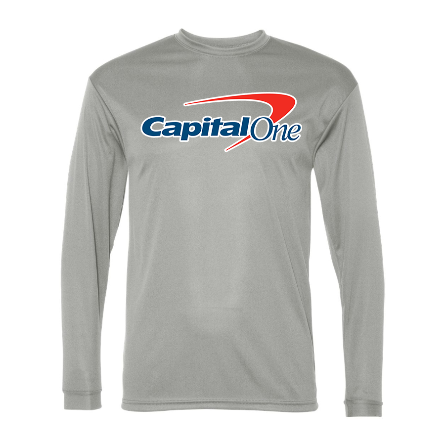 Men's Capital One  Polyester Long Sleeve T-Shirt