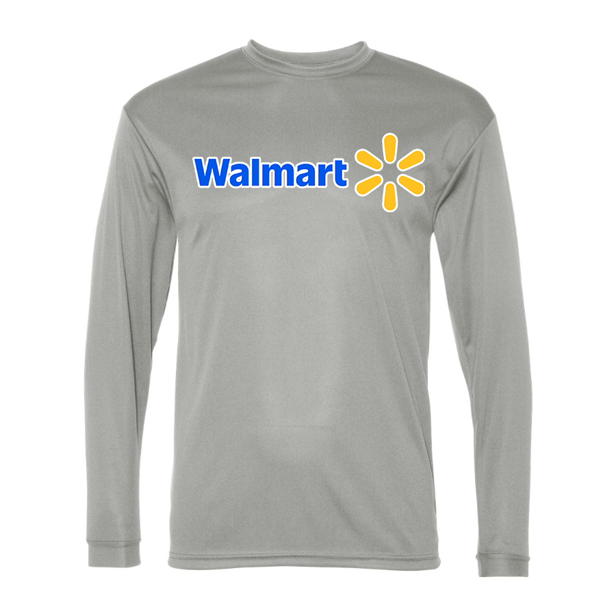 Men's Walmart Polyester Long Sleeve T-Shirt