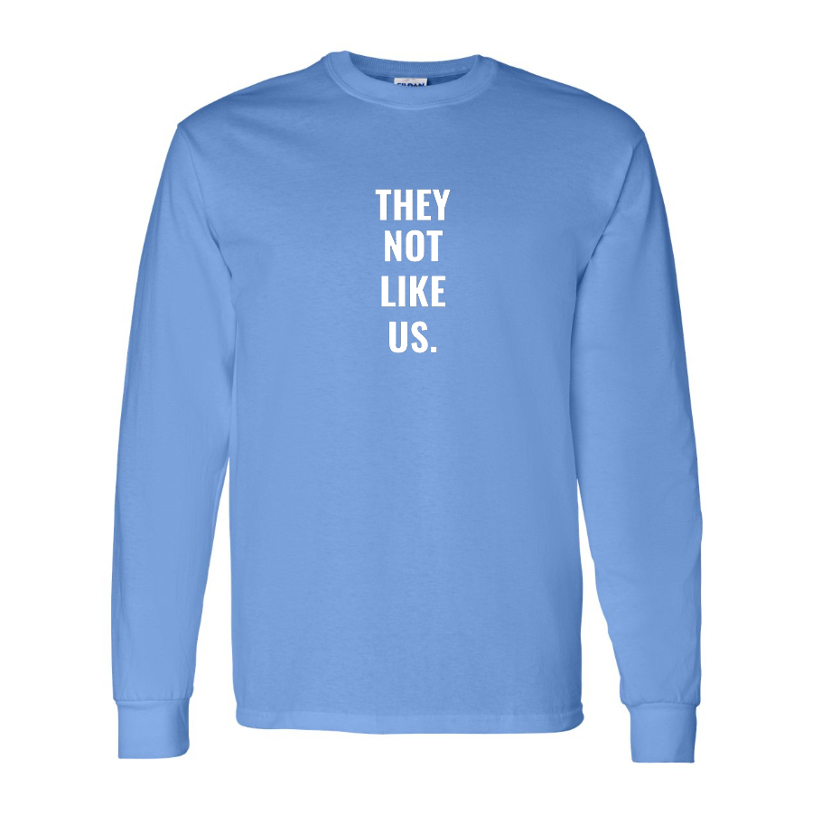 Men's They not like us Cotton Long Sleeve T-Shirt