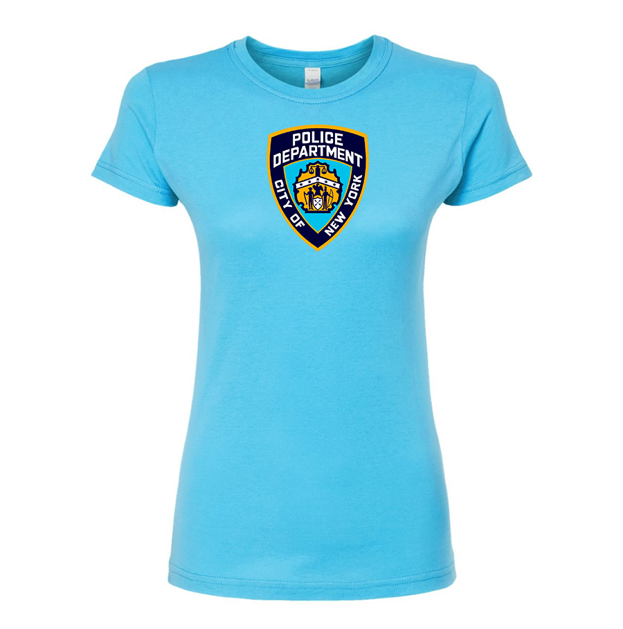 Women's NYPD Round Neck T-Shirt