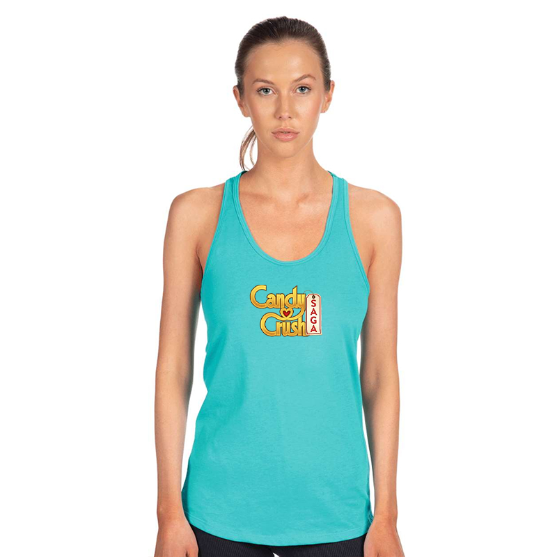 Women's Candy Crush Next Level Ideal Racerback Tank