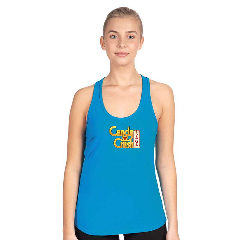 Women's Candy Crush Next Level Ideal Racerback Tank