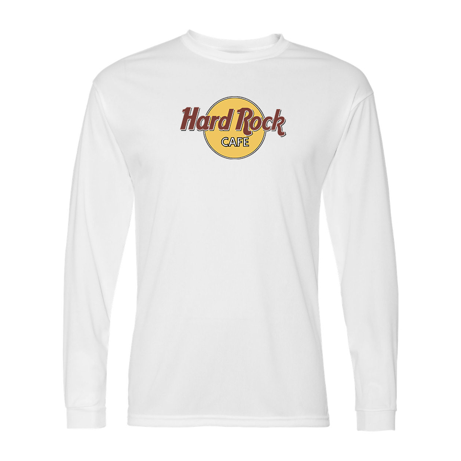 Men's Hard Rock Cafe  Polyester Long Sleeve T-Shirt