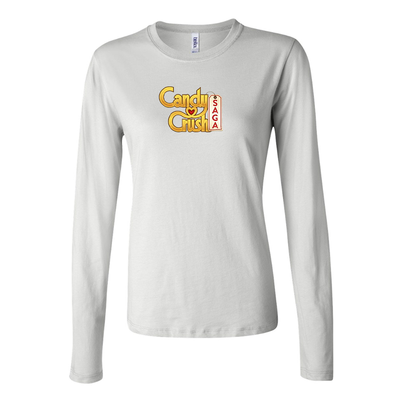 Women’s Candy Crush BELLA CANVAS Jersey Long Sleeve Tee