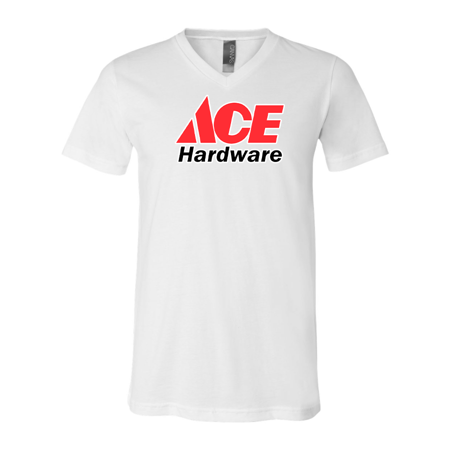 Men's Ace BELLA  CANVAS  Jersey V-Neck Tee